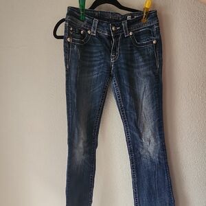 Miss Me Dark Blue Boot Cut Jeans